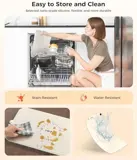 LNNIW waterproof food warming mat is stain-resistant and easy to wash and store